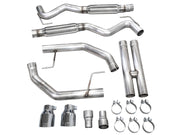 AWE 2024 Ford Mustang GT Fastback S650 RWD Track Edition Cat-Back Exhaust w/ Dual Chrome Silver Tips AWE Tuning Catback