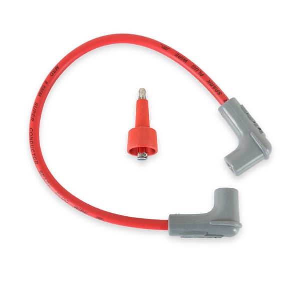 HEI Coil Wire, Blaster 3, Super Conductor, Red 84039 MSD Autoparts