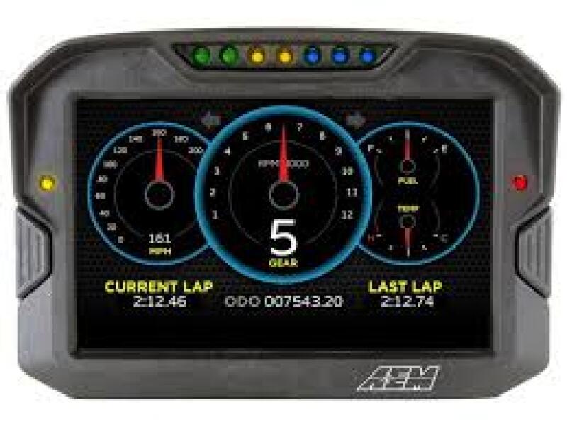 AEM CD-7 Logging Race Dash Carbon Fiber Digital Display (CAN Input Only) AEM Gauges