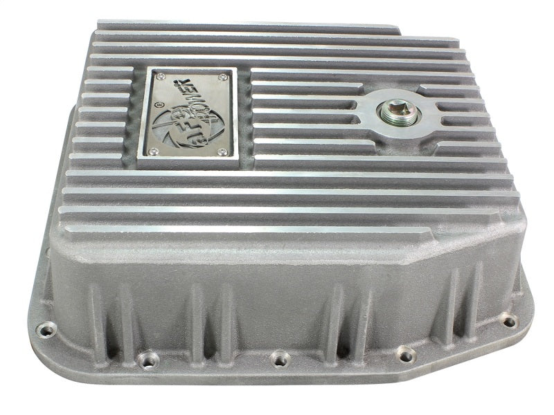 aFe Transmission Pan (Raw); Ford Trucks 93-08 AODE/4R70W aFe Diff Covers