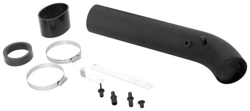 Spectre Universal Intake Tube Kit 3in. - Aluminum - Black Spectre Aluminum Tubing