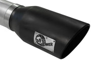 aFe Atlas 5in DPF-Back Aluminized Steel Exh Sys, Ford Diesel Trucks 08-10 V8-6.4L (td) Black tip aFe DPF Back