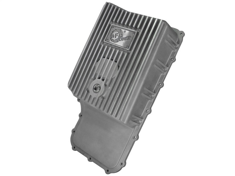 aFe Transmission Pan (Raw); Ford Trucks 6R140 11-14 V8-6.7L (td) aFe Diff Covers