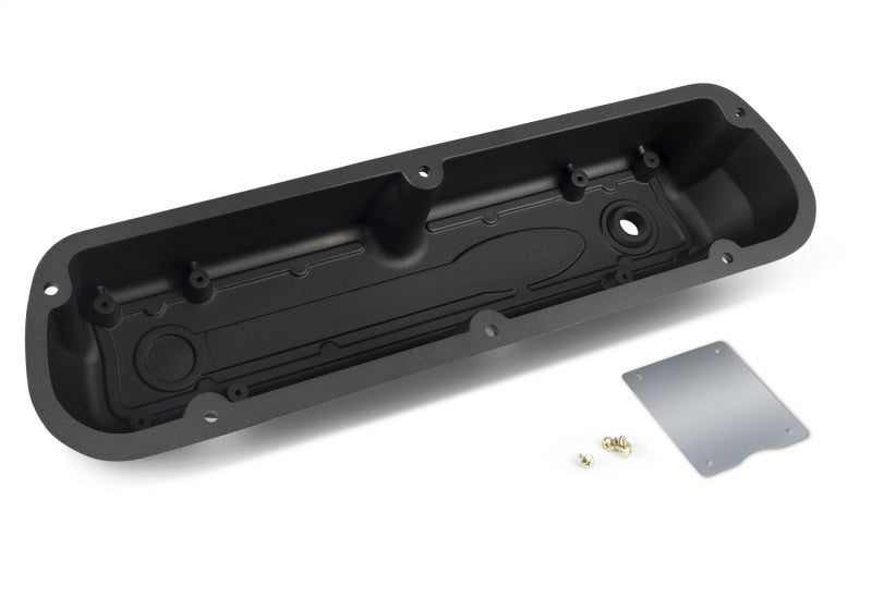 Ford Racing Logo Die-Cast Black Valve Covers Ford Racing Valve Covers