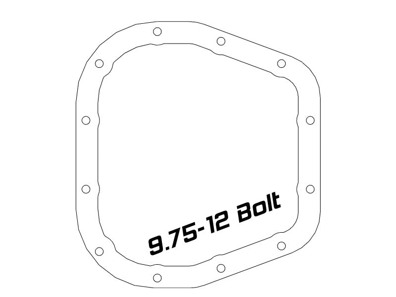 aFe 97-23 Ford F-150 Pro Series Rear Differential Cover Black w/ Machined Fins aFe Diff Covers