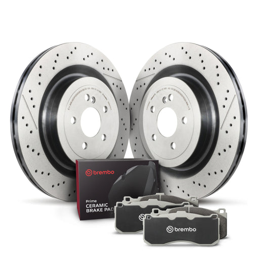 Brembo OE Front Disc Brake Kit Brembo OE Brake Rotors - OE