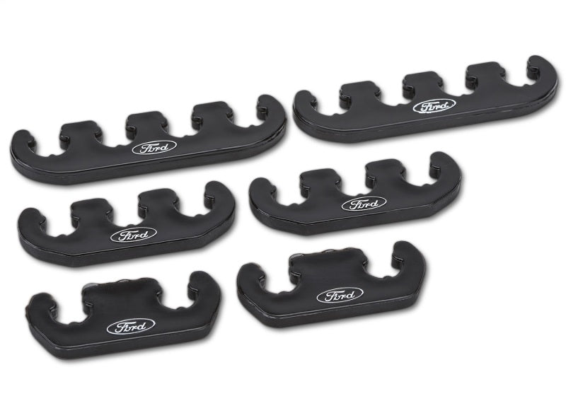 Ford Racing Wire Dividers 4 to 3 to 2 - Black w/ White Ford Logo