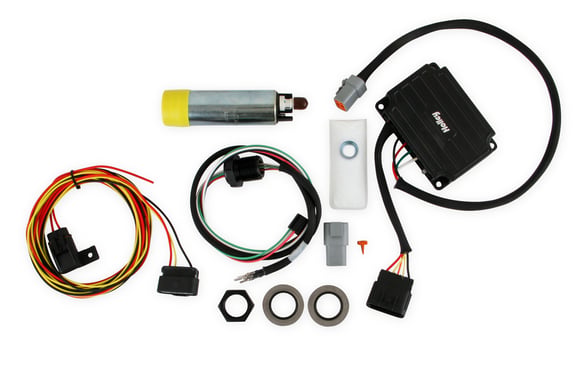 VR1 Series Brushless Fuel Pump w/Controller and Bulkhead Harness Quick Kit 12-768 HOLLEY Autoparts