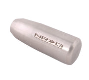 NRG Universal Short Shifter Knob - 3.5in. Length / Heavy Weight .85Lbs. - Silver NRG Shift Knobs