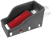 Spectre 11-14 Ford F-Series SD V8-6.7L DSL Air Intake Kit - Polished w/Red Filter Spectre Cold Air Intakes