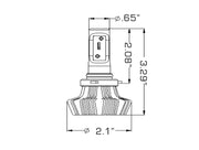 Oracle 9005 4000 Lumen LED Headlight Bulbs (Pair) - 6000K ORACLE Lighting Bulbs