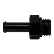 DeatschWerks 6AN ORB Male to 5/16in Male Barb Fitting (Incl O-Ring) - Anodized Matte Black DeatschWerks Fittings