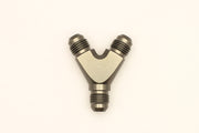 DeatschWerks 6AN Male Flare + 6AN Male Flare to 6AN Male Flare Y Block Fitting DeatschWerks Distribution Blocks