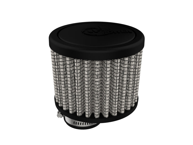 aFe MagnumFLOW Crankcase Vent Filter 1.25F x 3.75B x 3.75T x 3H aFe Air Filters - Universal Fit