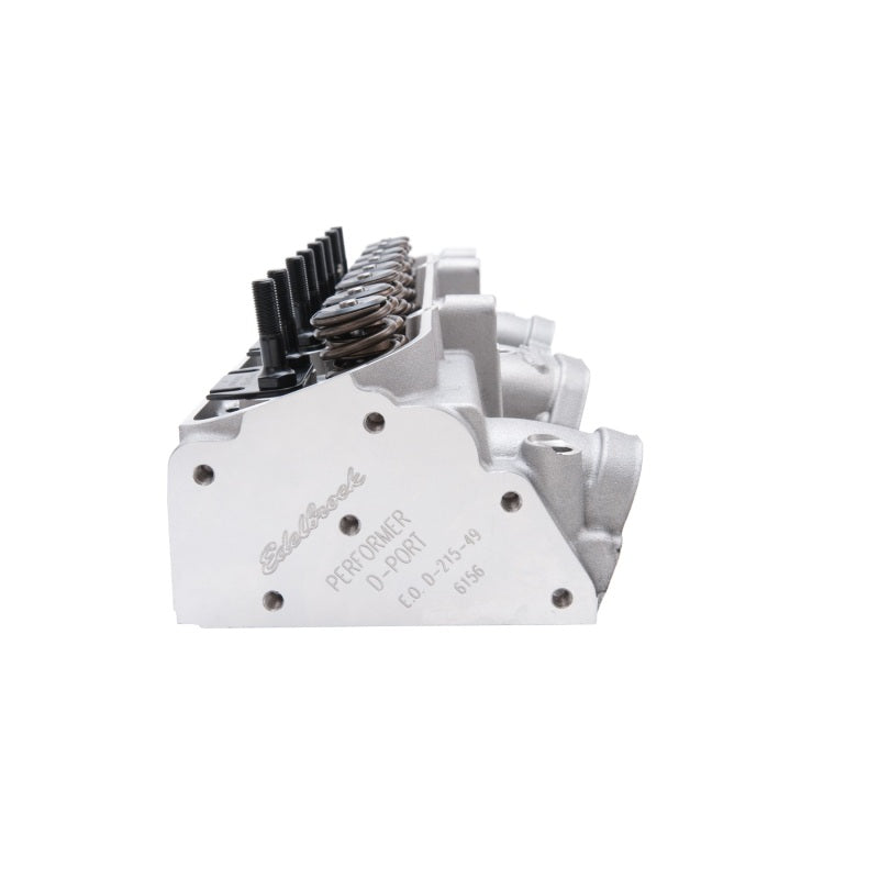 Edelbrock Cylinder Head Pontiac Performer D-Port 87cc Chambers for Hydraulic Roller Cam Complete Edelbrock Heads