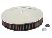 K&N Round Air Filter Assembly 5-1/8in FLG 11in OD 3-3/8in K&N Engineering Air Filters - Direct Fit