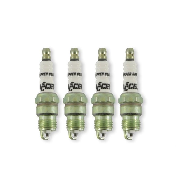 ACCEL HP Copper Spark Plug - Shorty 0574S-4