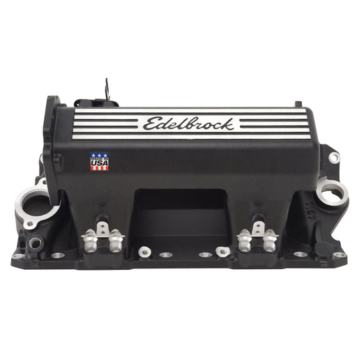 Pro-Flo XT Small Block Chevy EFI Black Intake Manifold EDELBROCK Autoparts
