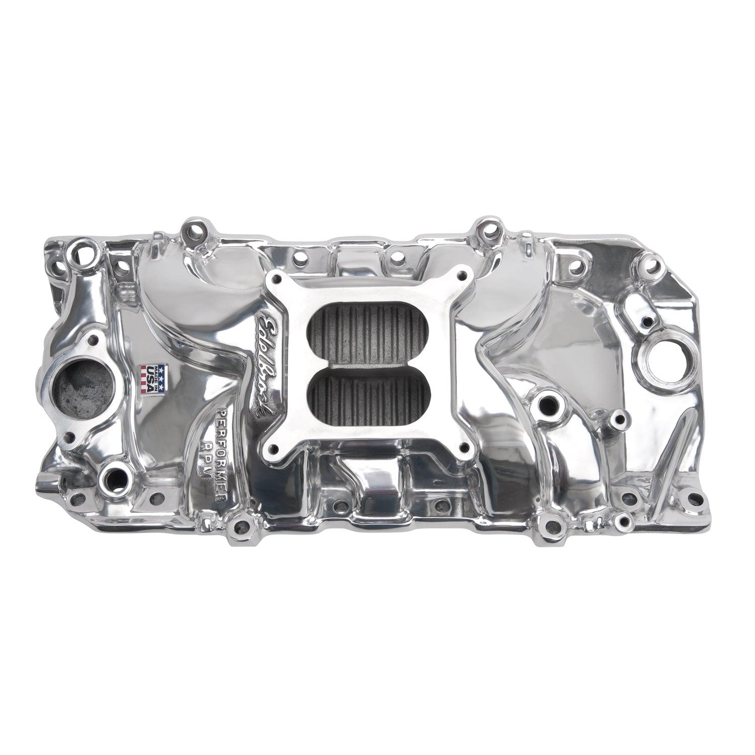 RPM Air-Gap Big Block Chevy 2-O Polished Intake Manifold