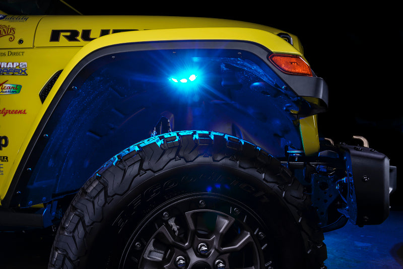 Oracle Underbody RGB+W Wheel Well Rock Light Kit - 4 PCS - ColorSHIFT ORACLE Lighting Light Bars & Cubes