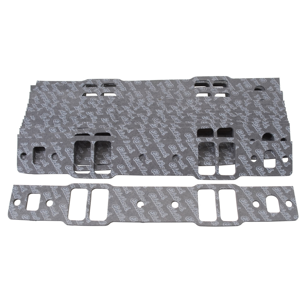 Edelbrock Small-Block Chevy intake gasket Bowtie (PKG OF 10 SETS) .120 thick