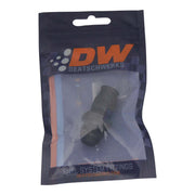 DeatschWerks 8AN Male Flare to 3/8in Hardline Compression Adapter - Anodized Matte Black DeatschWerks Fuel Components Misc