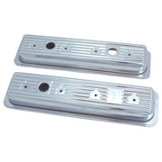 Spectre SB Chevy Center Bolt Valve Cover Set - Chrome Spectre Valve Covers