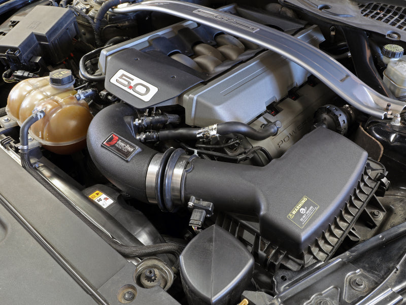 aFe Super Stock Induction System Pro Dry S Media 15-17 Ford Mustang V8-5.0L aFe Cold Air Intakes