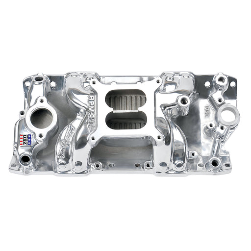 Performer RPM AIR-Gap Small Block Chevy Polished Intake Manifold EDELBROCK Autoparts