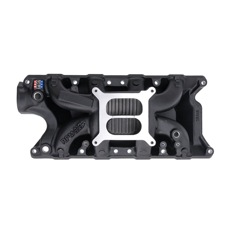 RPM Air-Gap Small Block Ford 302 Black Intake Manifold EDELBROCK Autoparts