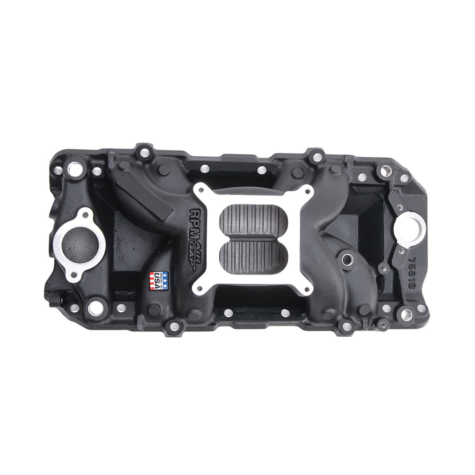 RPM Air-Gap Big Block Chevy 2-O Black Intake Manifold