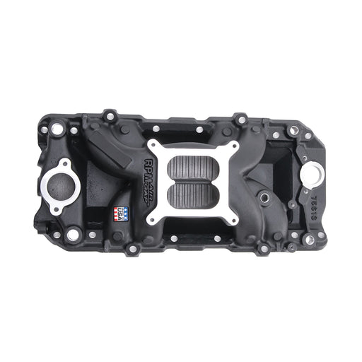 RPM Air-Gap Big Block Chevy 2-O Black Intake Manifold EDELBROCK Autoparts