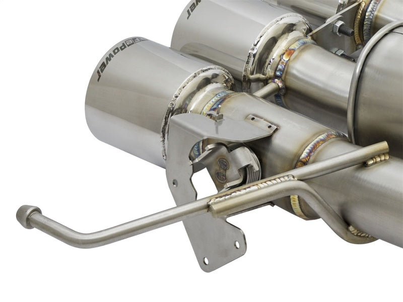aFe MACHForce XP 3in-2 1/2in Axle Back 304SS Exhaust w/ Polished Tips 15-17 Chevy Corvette Z06 aFe Axle Back