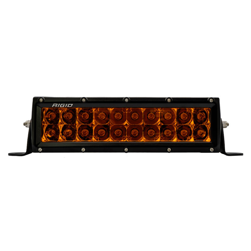 Rigid Industries E-Series 10in. Spot w/ Amber PRO Lens Rigid Industries Light Bars & Cubes