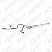 MBRP 2015 Ford F-150 2.7L / 3.5L EcoBoost 2.5in Cat Back Dual Side Split Alum Exhaust System MBRP Catback