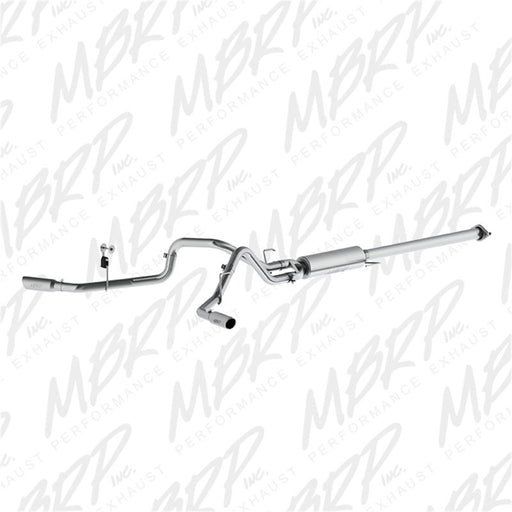 MBRP 2015 Ford F-150 2.7L / 3.5L EcoBoost 2.5in Cat Back Dual Side Split Alum Exhaust System MBRP Catback