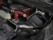 aFe 17-24 Ford F-150 Track Series Red Kevlar Carbon Fiber C/A Intake System w/Black Pro 5R Filter aFe Cold Air Intakes