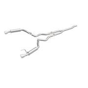 MagnaFlow Cat-Back 15-16 Ford Mustang 2.3L L4 Competition SS 3in Dual Split Rear 4.5in Black Tips Magnaflow Catback