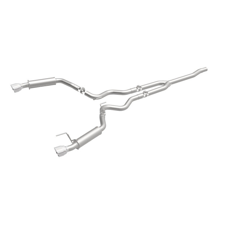 MagnaFlow Cat-Back 15-16 Ford Mustang 2.3L L4 Competition SS 3in Dual Split Rear 4.5in Black Tips Magnaflow Catback