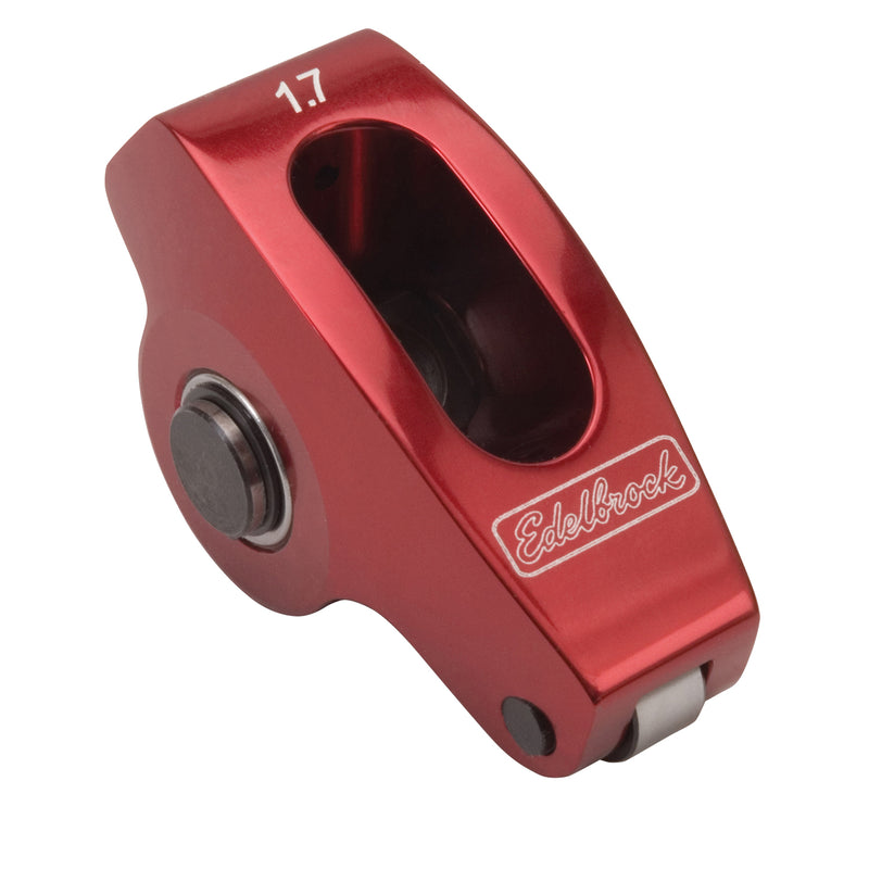 Red Roller Rockers for Big-Block Chevy 7/16 stud and W 348/409 1.7:1 (Qty 1) EDELBROCK Autoparts