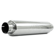 MBRP Universal Quiet Tone Muffler 4in Inlet/Outlet 24in Body 6in Dia 30in Overall T304 MBRP Muffler