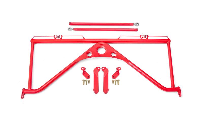 BMR Suspension 16-24 6th Gen Camaro Harness Bar - Red BMR Suspension Harness Bars