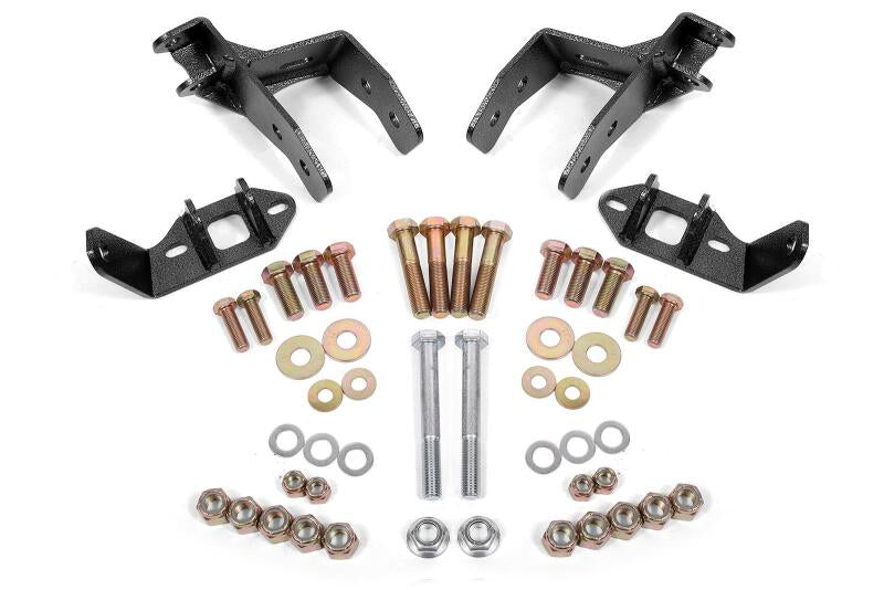 BMR 78-87 G-Body Coilover Conversion Kit Rear Non-adj Shock Mount w/o CAB - Black Hammertone BMR Suspension Coilover Components