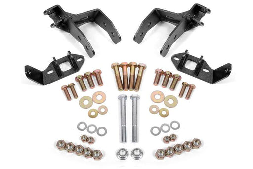 BMR 78-87 G-Body Coilover Conversion Kit Rear Non-adj Shock Mount w/o CAB - Black Hammertone BMR Suspension Coilover Components