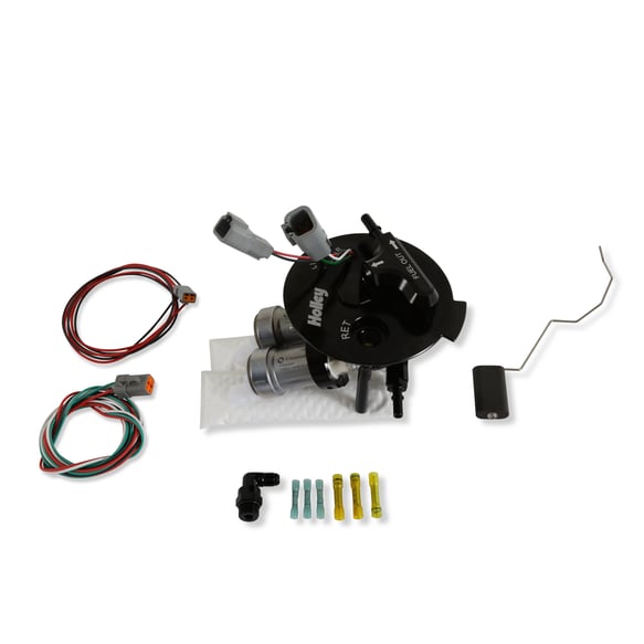 HOLLEY DUAL 450 LPH PUMP MODULE SYSTEM 12-351 HOLLEY Autoparts