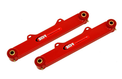 BMR 10-15 5th Gen Camaro Rear Non-Adj. Toe Rods (Polyurethane) - Red BMR Suspension Suspension Arms & Components