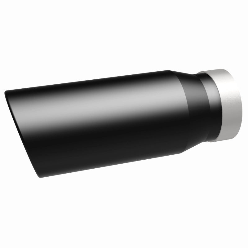MagnaFlow Tip Stainless Black Coated Single Wall Round Single Outlet 5in Dia 4in Inlet 13in L Magnaflow Catalytic Converter Universal