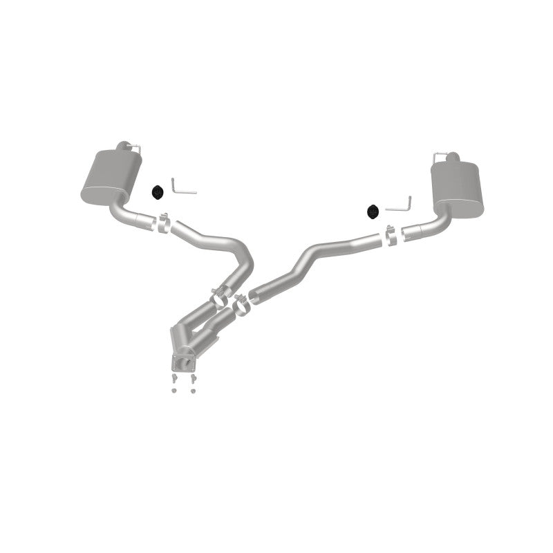MagnaFlow 75-79 Chevy Corvette V8 5.7L Dual Split Rear Exit Stainless Cat-Back Perf Exhaust Magnaflow Catback