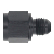 DeatschWerks 8AN Female Flare to 6AN Male Flare Reducer - Anodized Matte Black DeatschWerks Fittings