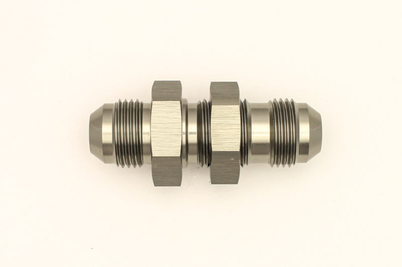 DeatschWerks 8AN Male Flare To 8AN Male Flare Bulkhead Adapter (Incl. Nut) DeatschWerks Fittings